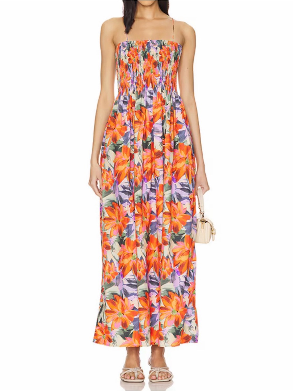 X Revolve Tergu Maxi Dress by FAITHFULL THE BRAND in Blossom color, size XS